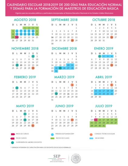 Calendario de 200 días